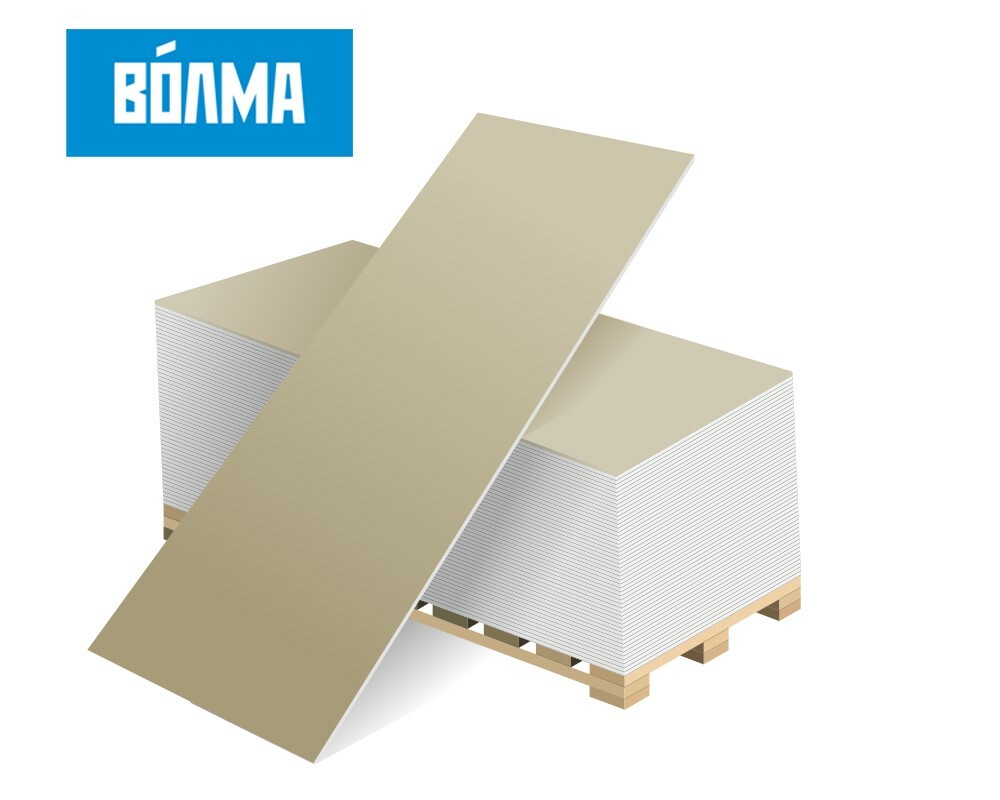 <span style="font-weight: bold;">Гипсокартон 2500х1200х12,5 мм Волма</span>